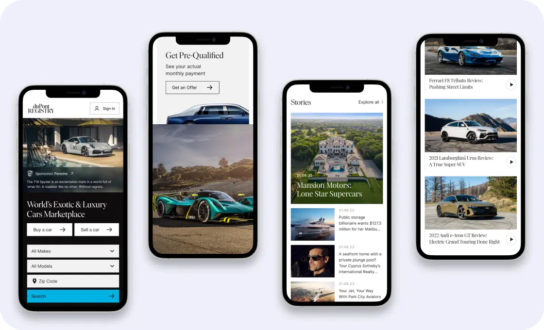 Exceptional UX/UI Design