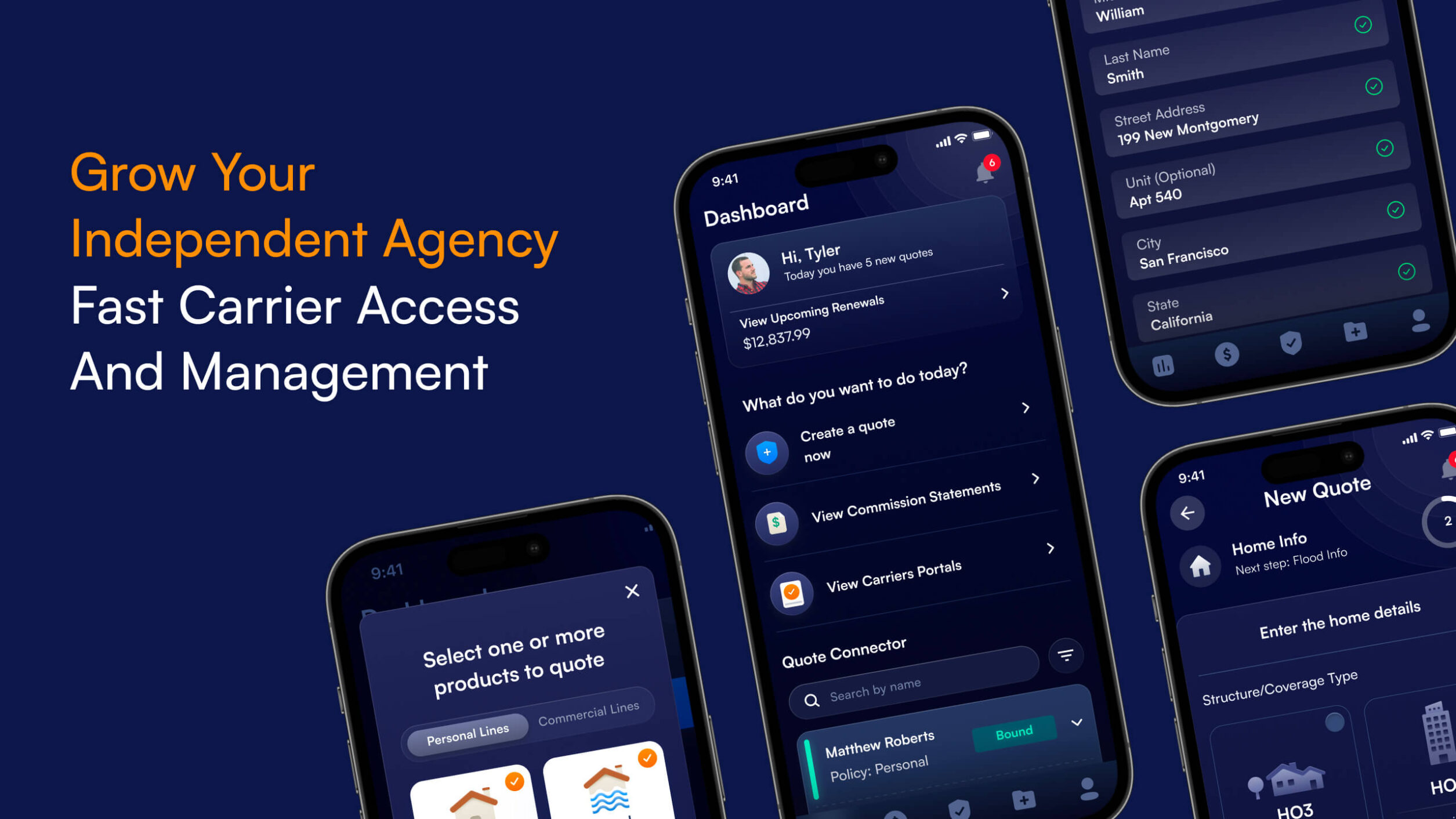 Grow your independent Agency fast carrier access and management