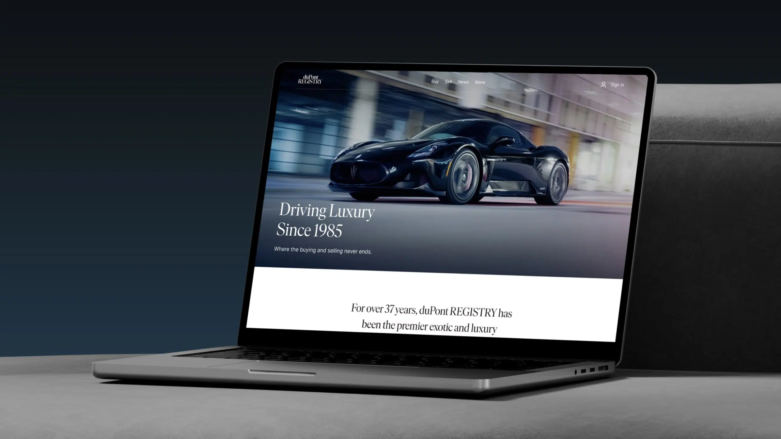 duPont REGISTRY site in Laptop